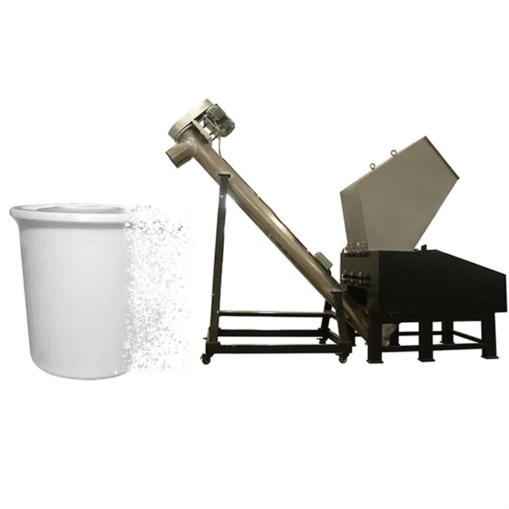 Waste Plastics Recycling Crushing Industrial Shredder Machine